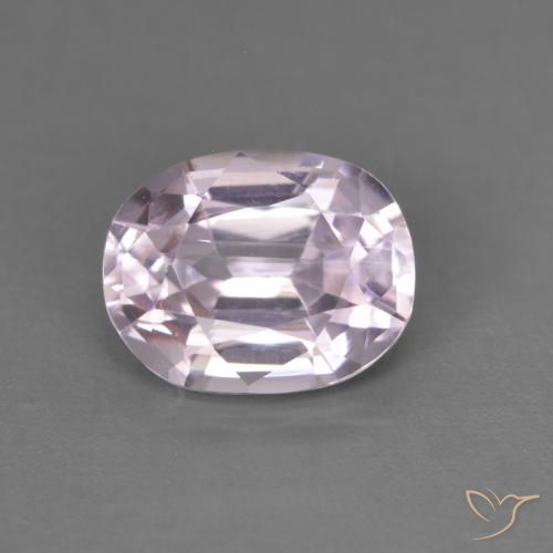 2.76ct طبيعي وردى أرجوانى ملكى فاتح جدا كونزيت, بيضوي, VVS