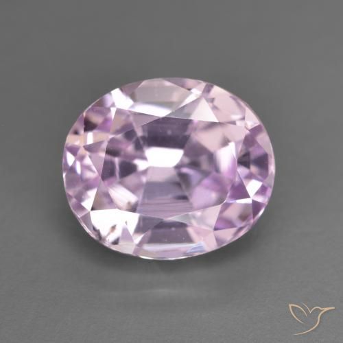 5.90ct طبيعي أرجوانى فاتح كونزيت, بيضوي, VVS
