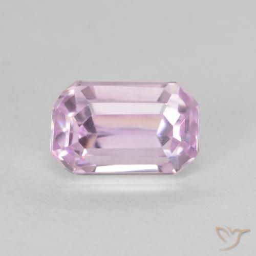1.41ct طبيعي وردى متوسط كونزيت, قص الزمرد, VVS
