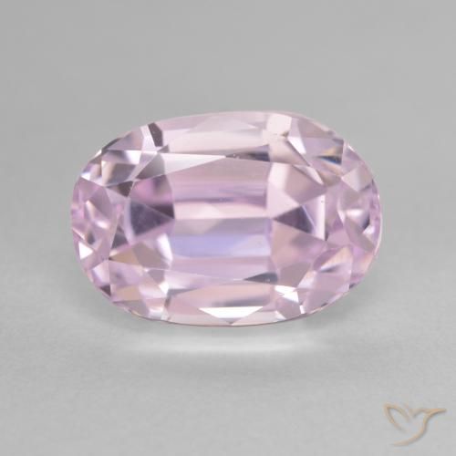 7.47ct طبيعي وردى متوسط كونزيت, بيضوي, VVS