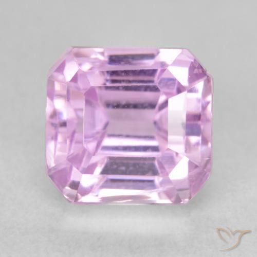 3.26ct طبيعي أرجوانى بنفسجى وردى فاتح كونزيت, قص الزمرد, VVS-VS