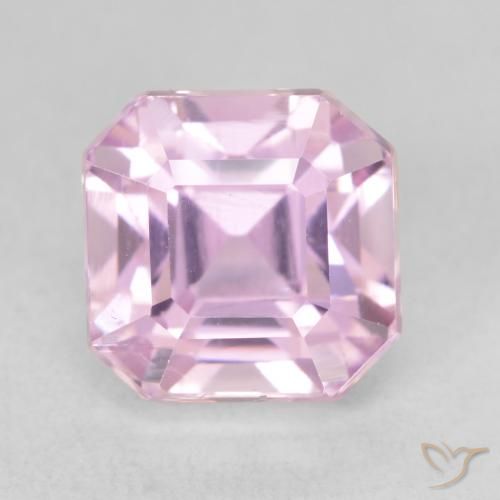 3.99ct طبيعي أرجوانى فاتح كونزيت, قص الزمرد, VVS-VS