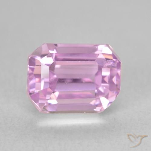 2.20ct طبيعي أرجوانى بنفسجى وردى كونزيت, قص الزمرد, VVS-VS