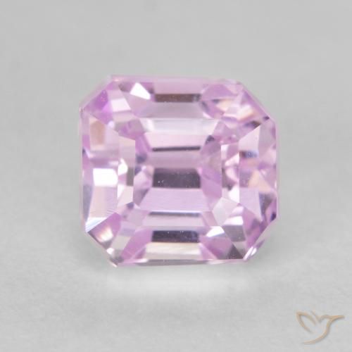 2.09ct طبيعي درجة لون الوردى الكرزى كونزيت, قص الزمرد, VVS-VS