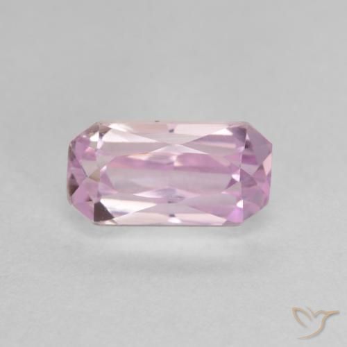 2.46ct طبيعي درجة لون الوردى الكرزى كونزيت, قص الزمرد, VVS-VS