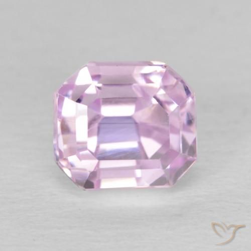2.02ct طبيعي وردي فاتح كونزيت, قص الزمرد, قليلا جدا