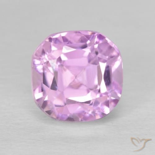 3.22ct طبيعي وردى أرجوانى ملكى كونزيت, وسادة, قليلا جدا
