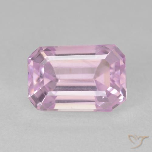 3.87ct طبيعي درجة لون الوردى الكرزى كونزيت, قص الزمرد, VVS