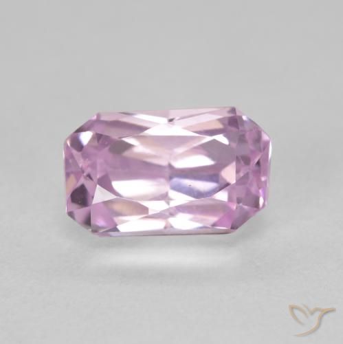 2.52ct طبيعي وردى متوسط كونزيت, قص الزمرد, VVS-VS