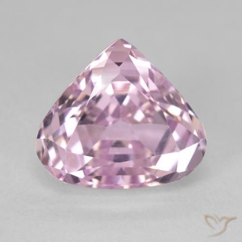 9.26ct طبيعي وردي فاتح كونزيت, شكل الكمثرى, VVS
