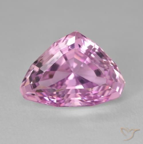 10.82ct طبيعي وردى أرجوانى ملكى فاتح جدا كونزيت, شكل الكمثرى, VVS