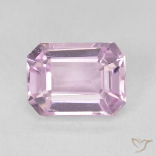 2.98ct طبيعي أرجوانى بنفسجى وردى كونزيت, قص الزمرد, VVS-VS