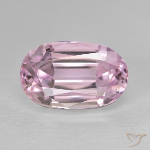 9.10ct طبيعي وردى العلكة كونزيت, بيضوي, VVS-VS