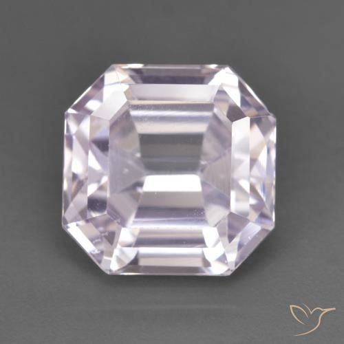 6.38ct طبيعي وردى خزامى فاتح كونزيت, قص الزمرد, VVS-VS