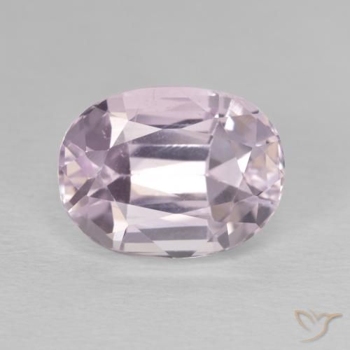 6.70ct طبيعي وردى زهرى فاتح كونزيت, بيضوي, VVS-VS