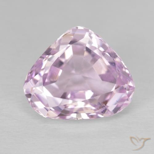 8.37ct طبيعي وردى أرجوانى كونزيت, شكل الكمثرى, VVS-VS