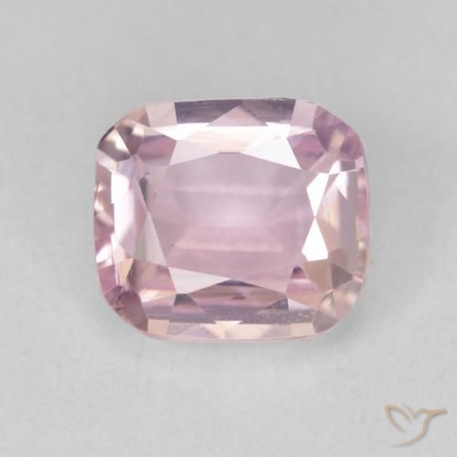 2.91ct طبيعي وردي فاتح كونزيت, وسادة, قليلا جدا