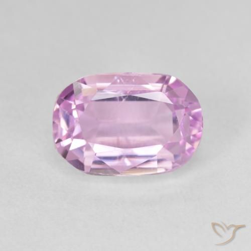 4.10ct طبيعي وردى متوسط كونزيت, بيضوي, قليلا جدا