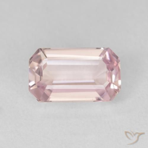 2.53ct طبيعي وردى زهرى فاتح كونزيت, قص الزمرد, قليلا جدا
