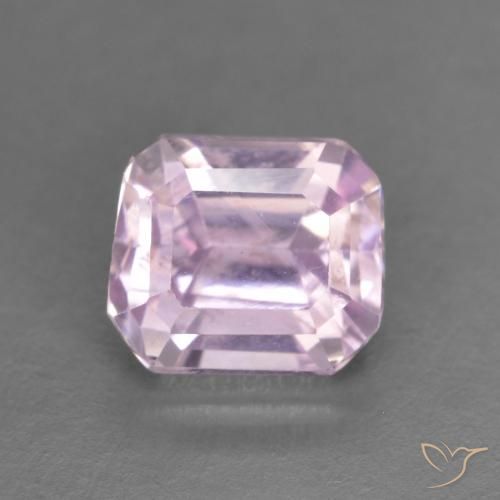 1.63ct طبيعي Medium Light-Pink كونزيت, قص الزمرد, VVS-VS