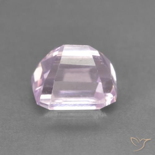 كونزيت Medium Light-Pink طبيعي، ثمانى / قصة زمرد، 1.63 قيراط، VVS-VS