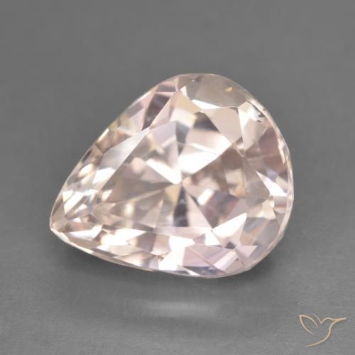 8.23ct طبيعي وردى فلامنجو كونزيت, شكل الكمثرى, VVS-VS