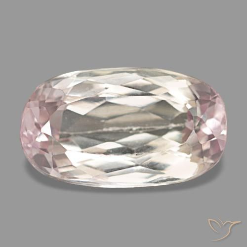4.37ct وردي كونزيت, بيضاوي, قليلا جدا