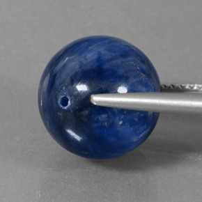 الكيانيت أزرق طبيعي، جسم كروى / الكرة، 16.04 قيراط، غير شفاف