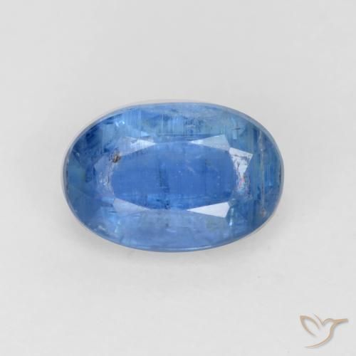 0.78ct طبيعي أزرق لامع الكيانيت, بيضوي, SI
