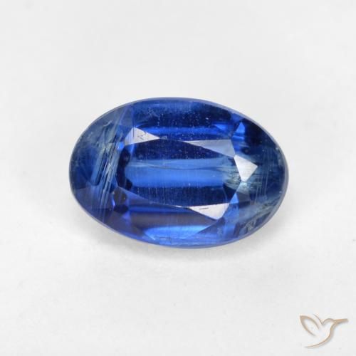 0.78ct طبيعي أزرق بحرى الكيانيت, بيضوي, SI-I1