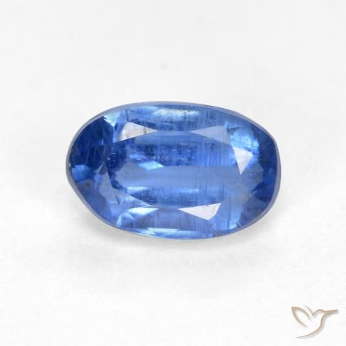 0.69ct طبيعي ازرق غامق الكيانيت, بيضوي, VS-SI