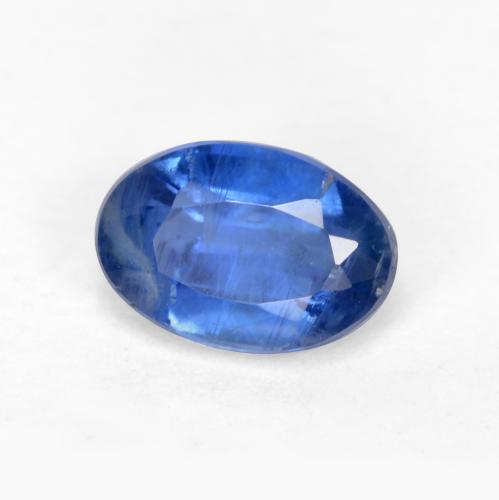 0.72ct طبيعي أزرق غامق الكيانيت, بيضوي, SI-I1