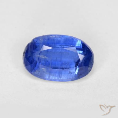 0.62ct طبيعي ازرق غامق الكيانيت, بيضوي, SI-I1
