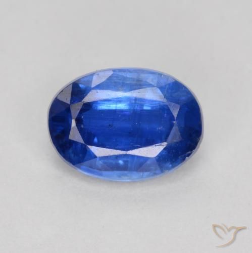 1.16ct طبيعي أزرق متوسط الكيانيت, بيضوي, SI