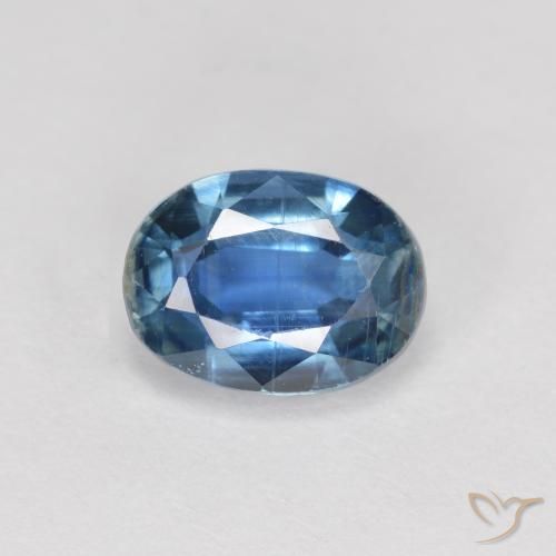 2.08ct طبيعي أزرق بحرى الكيانيت, بيضوي, VS-SI