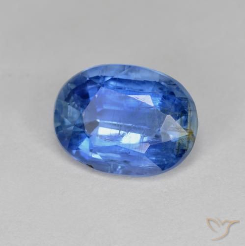 2.59ct طبيعي أزرق متوسط الكيانيت, بيضوي, SI
