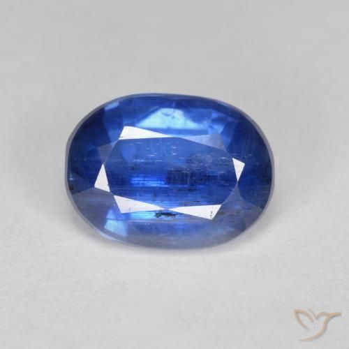 2.78ct طبيعي ازرق غامق الكيانيت, بيضوي, SI