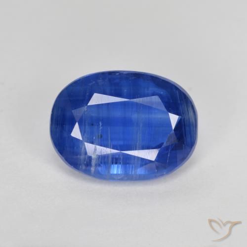 2.74ct طبيعي ازرق غامق الكيانيت, بيضوي, SI