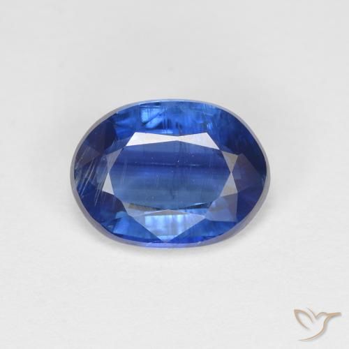 1.54ct طبيعي ازرق غامق الكيانيت, بيضوي, SI