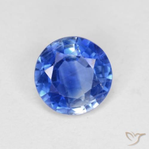 0.92ct طبيعي أزرق بحرى فاتح الكيانيت, دائري, VS-SI