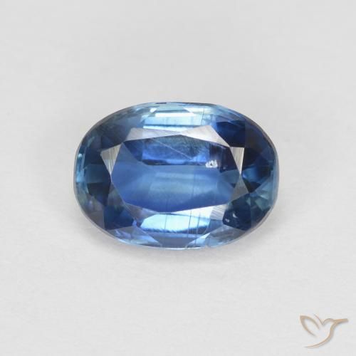 1.18ct طبيعي أزرق بحرى الكيانيت, بيضوي, SI