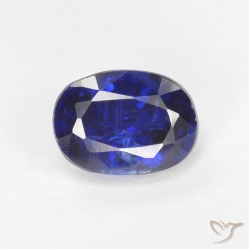 1.34ct طبيعي الأزرق الملكي الكيانيت, بيضوي, SI