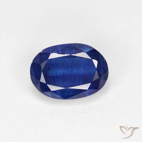 1.18ct طبيعي الأزرق الملكي الكيانيت, بيضوي, قليلا جدا