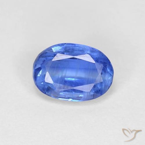 1.04ct طبيعي أزرق فاتح الكيانيت, بيضوي, قليلا جدا
