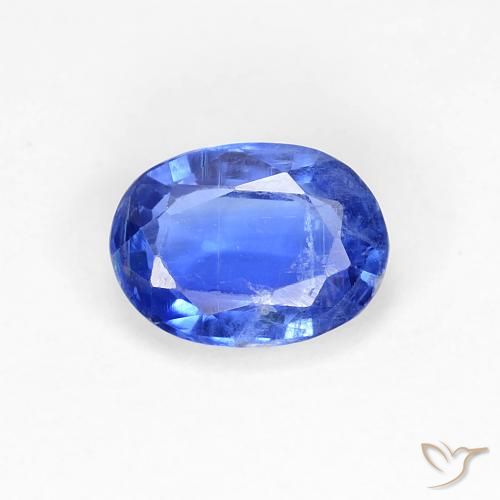 0.95ct طبيعي أزرق سماوى غامق الكيانيت, بيضوي, SI