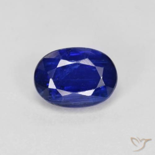 1.32ct طبيعي ازرق غامق الكيانيت, بيضوي, SI