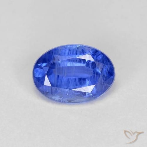 1.14ct طبيعي أزرق غامق الكيانيت, بيضوي, VS-SI