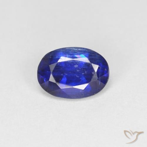 0.97ct طبيعي أزرق غامق الكيانيت, بيضوي, VS-SI