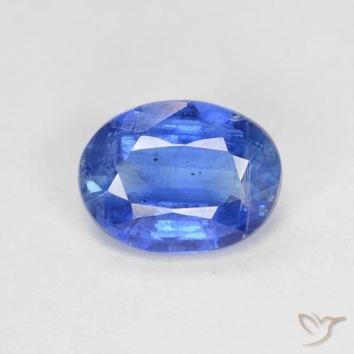 1.54ct طبيعي أزرق سماوى غامق الكيانيت, بيضوي, VS-SI