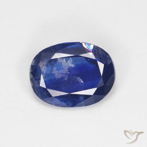 1.42ct طبيعي الأزرق الملكي الكيانيت, بيضوي, VS-SI